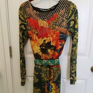 Desigual fun patterned dress by Christian Lacroix.